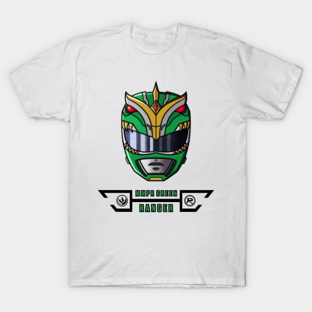 S.HERO ( GREEN DRAGON ) 2 T-Shirt by Ryuki Kento Art